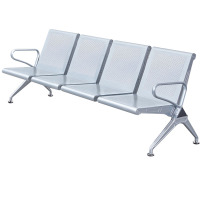 晋舰 钢制排椅机场椅加固加厚医院长椅候诊椅连排输液等候椅 A款四人位