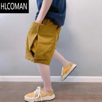 HLCOMAN国潮机能工装短裤男夏季ins潮牌宽松廓型大口袋日系休闲五分中裤