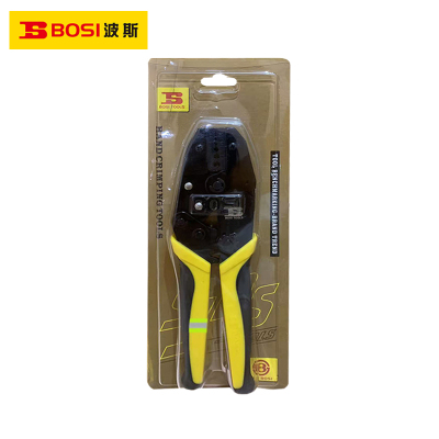 波斯(BOSI) 荧光系列棘轮式端子压接钳 BS-D2113A 把