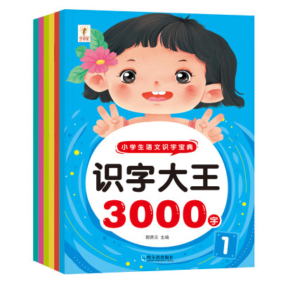 识字大王3000字看图说话的识字大王全6册幼儿早教启蒙小学生识字宝典儿童注音版学龄前幼儿园幼小衔