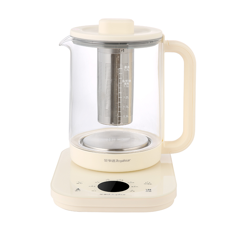 荣事达养生壶办公室小型煮茶壶1.8L全自动玻璃煮茶器家用多功能烧水壶