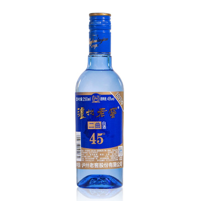 泸州老窖 蓝柔二曲 45度250ml*4 浓香型白酒