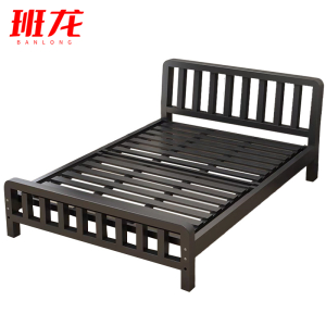 班龙铁艺床1.35*2.0m黑色张