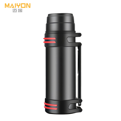 迈援 户外304不锈钢旅行 保温壶 2000ml*背带 个