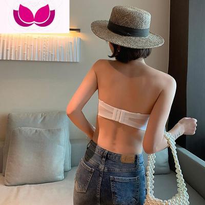 七斓内裤露肩美背性感抹胸式防滑内衣少女蕾丝小胸聚拢无钢圈文胸