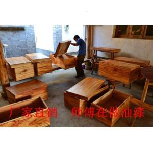 森美人红樟木箱 香樟木箱子首饰盒 仿古实木家具 防虫复古樟木盒子