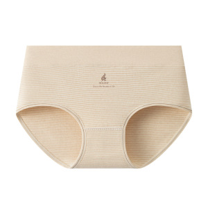 10A彩棉女士内裤 无印染原棉女士中腰内裤 全棉裆女内裤女