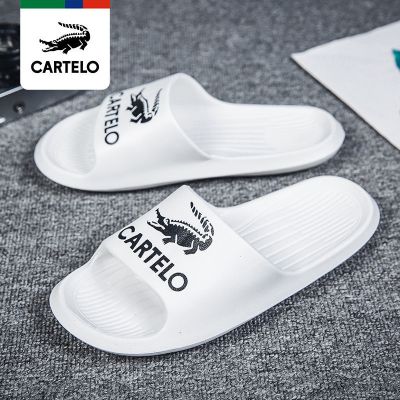 卡帝乐鳄鱼凉鞋男夏季2021新款拖鞋男夏天外穿洋气一字拖舒适休闲网红时尚凉拖鞋男士沙滩鞋潮