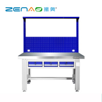 振奥 重型304不锈钢工作台 2100*750*800mm平三抽单挂+灯架