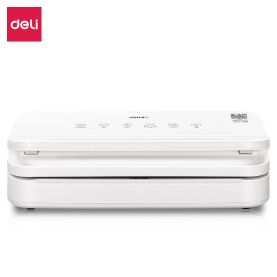 得力家用商用抽真空封口机小型真空包装机食品塑封机全自动真空机干湿两用真空保鲜打包密封机LM666