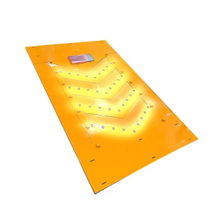 华燏 HY-BZD1059 3.7V 0.6W IP66 0.3Hz LED 太阳能声光警示灯(计价单位:盏)黄色