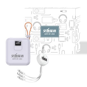 艾逸瑶选卡瑞安系列充电宝+数据线两件套SM-9047