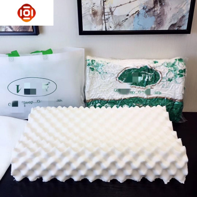乳胶枕v狼牙枕头护颈枕家用学生高低枕芯颗粒按摩成人乳胶枕三维工匠