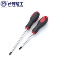 长城精工 S2双色橡塑柄螺丝刀 十字螺丝批 家用起子改锥 6*250mm 272606 2把(4把起订)