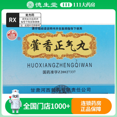 河西 藿香正气丸 4g*10/袋/盒