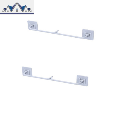 浴室壁挂拖鞋架免打孔家用塑料双层简易卫生间鞋子收纳架沥水鞋架 三维工匠