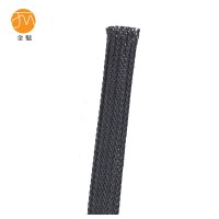 金魅 阻燃尼龙编织网管 扁宽16mm*200m长 卷