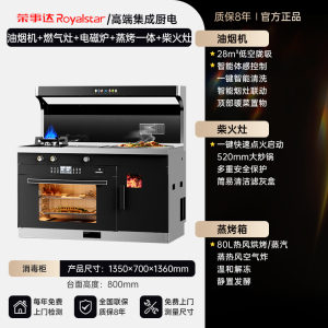 荣事达柴火集成灶家用农村新型柴火集成灶无烟一体十大名牌集成灶2361