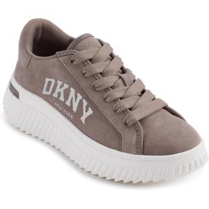 DKNY女款系带厚底运动跑鞋时尚百搭配增高休闲鞋