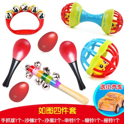 0到3个月婴儿4视力训练红球宝宝5手抓红色抓握训练玩具62早教追视训练8件套