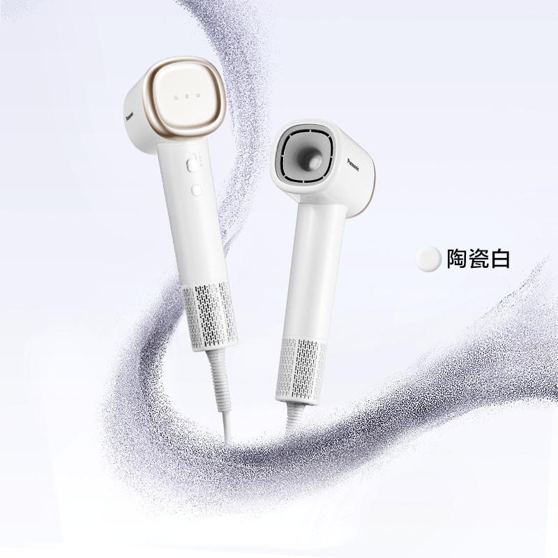 松下(Panasonic)家用高速电吹风机EH-NE6L-W405大功率速干负离子温控护发送女友小森林 白色