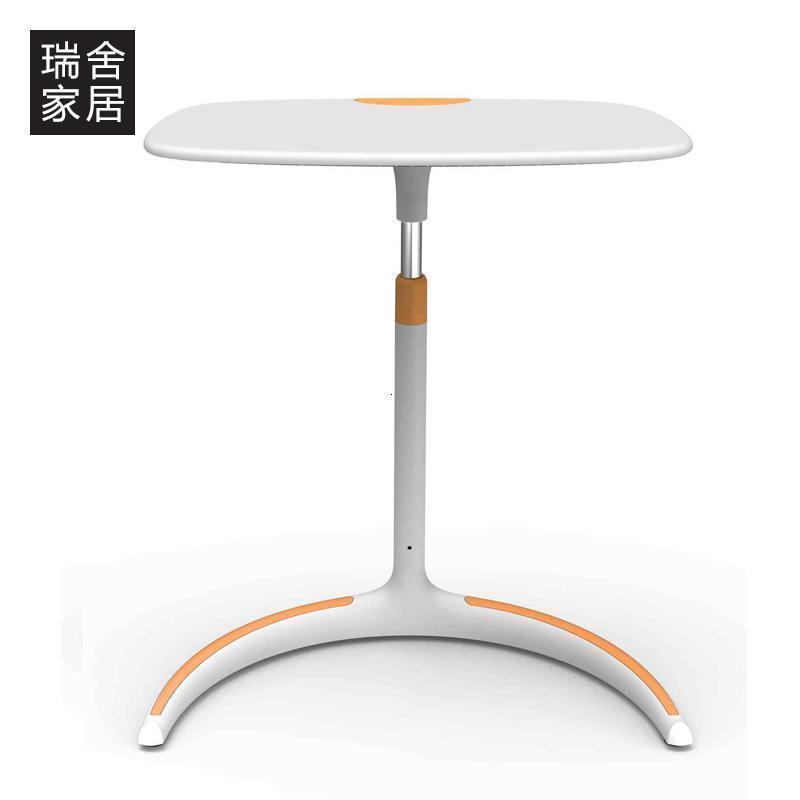 汐岩简约现代沙发边几创意c型移动边桌茶几可升降网课小桌子