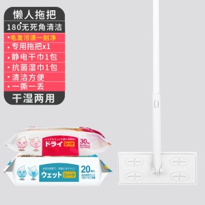 一次性除尘纸懒人拖地家用一拖净地板拖布擦地免手洗静电拖把