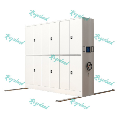 洛诗莲 (RoyceLand) 智能密集架移动式档案柜钢制轨道智能密集柜 一列3组