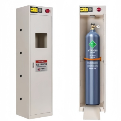 攸形气瓶柜带报警500*450*1900mm台