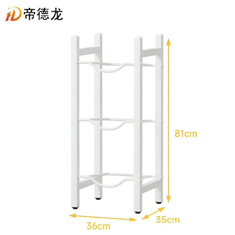 帝德龙3位水桶置物架单排三层ST3 360*350*810mm