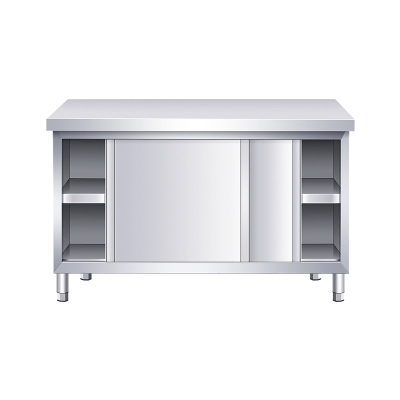 钰春鹏 不锈钢橱柜单通工作台 1200*600*800mm /1台