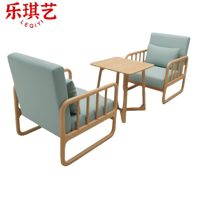 乐琪艺 沙发组合 2单人椅+小方桌 套