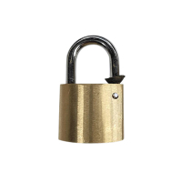 欧思极 SJ-T35 铜挂锁 35mm锁体 20mm锁梁 黄色(计价单位:把)