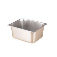 谦星 Z-23821206 304不锈钢份数盆选菜盆展示餐盘 304不锈钢1/2 32.5*26.5*15 1个(个 )