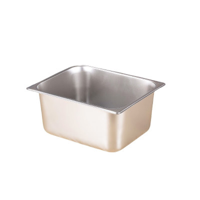 谦星 Z-23821206 304不锈钢份数盆选菜盆展示餐盘 304不锈钢1/2 32.5*26.5*15 1个(个 )