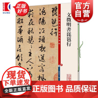 文徵明书琵琶行 彩色放大本中国著名碑帖孙宝文编上海辞书出版社 书法篆刻碑帖鉴赏毛笔字练习临摹字帖