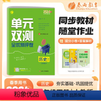 历史 九年级/初中三年级 [正版]2024年春单元双测九年级下册历史人教版初中三年级同步测试卷期中期末专项提优达标中考特
