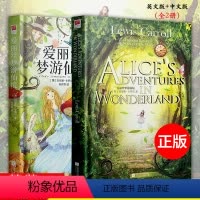 [正版]|爱丽丝梦游仙境英文版+中文版 精装全2册 原著无删减 又名爱丽丝漫游奇境记 童话故事儿童文学青少小学初中书