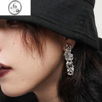 JiMi耳环2023年新款潮耳钉小众设计感高级耳夹个性夸张耳饰女