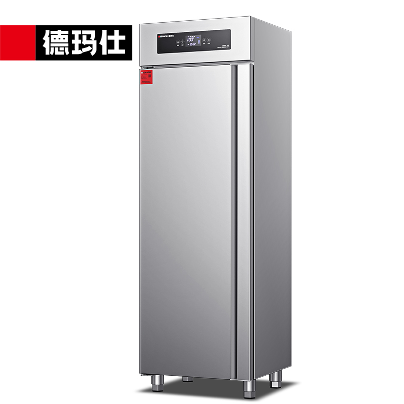 德玛仕商用消毒柜热风循环 立式高温双开门 338L五层高温热风 不锈钢二星级消毒碗柜 XDR338-D3
