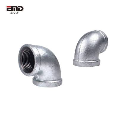 易安迪 镀锌铸铁90度内牙弯头 4分 DN15 个