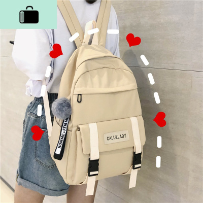 2020年新款ins风书包女韩版高中初中学生背包森系古着感双肩包潮NEW LAKE