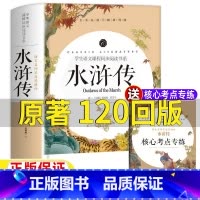 水浒传[完整120回 942页] [正版]水浒传全一册原著120回版名师导读带批注文言文版原著原版完整无删减版施耐庵著九