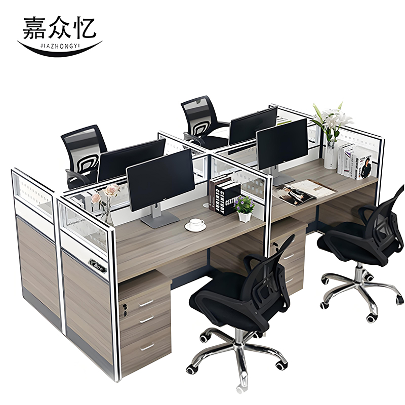 嘉众忆 四人卡位桌2400*1200*1100mm JZY-JZ232 张