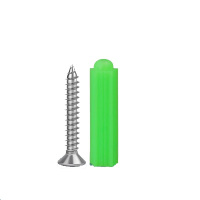 旋达塑料膨胀管 6*40mm+钉/套