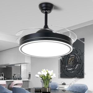 苏宁放心购 美学灯吊扇灯现代客厅餐厅卧室静音家用带电风扇吊灯简约时尚北欧风扇灯 42寸遥控款三色变光 默认颜色