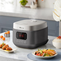 小熊(Bear)铁铁煲 电饭煲 小型2-3人电饭锅 环翼珐琅铁釜变压远红外IH加热微压柴火饭3升 DFB-E30F2