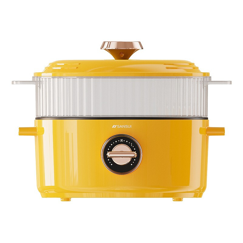 山水 电煮锅(多功能火锅)S-HG1526黄色