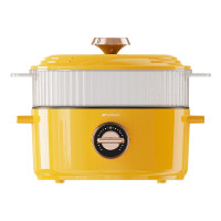 山水 电煮锅(多功能火锅)S-HG1526黄色