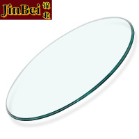 锦北玻璃桌面钢化圆形玻璃桌面酒店饭店食堂防刮痕玻璃桌面直径135CM